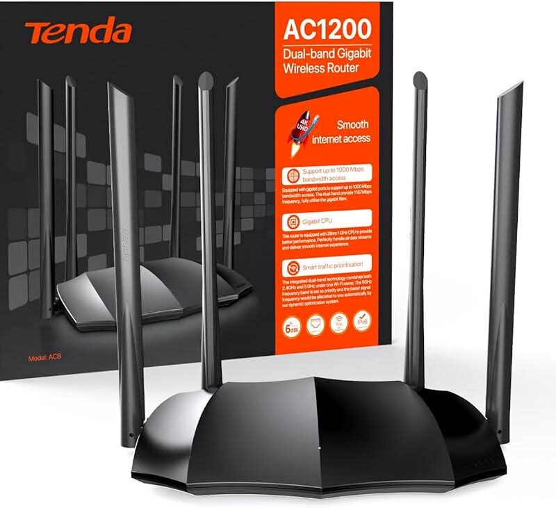 Tenda AC8 Dual-band Gigabit Wireless Router
